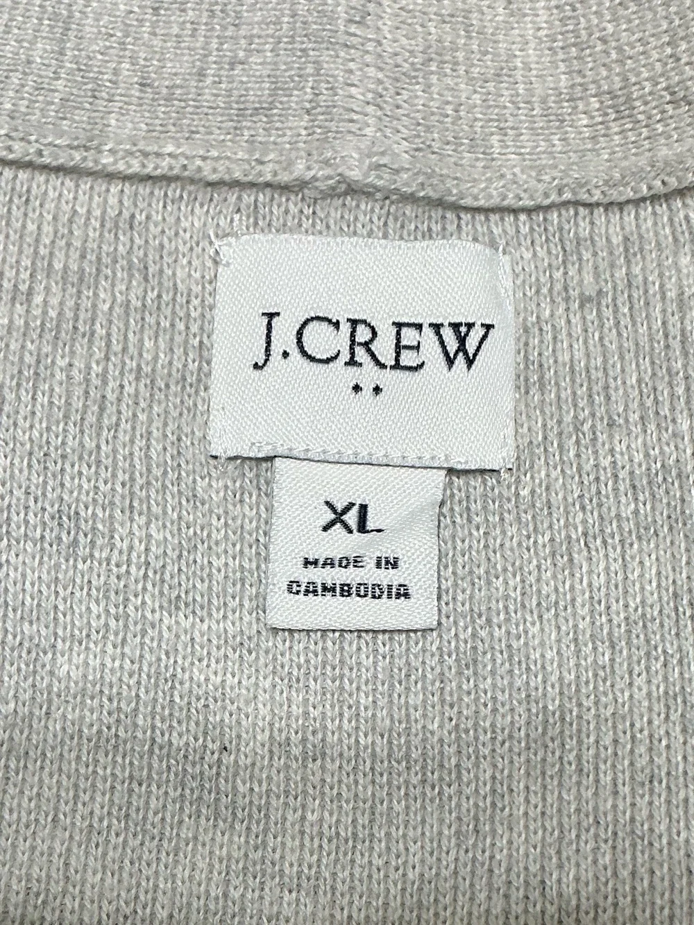 J. Crew Chelsea sweater blazer in Heather Light Grey Size XLarge
